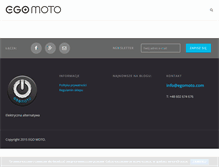 Tablet Screenshot of egomoto.com